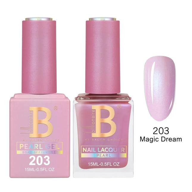 Billionaire Imperial Duo Matching – #201 - 256 Gel Polish + Lacquer (0.5oz / 15ml)