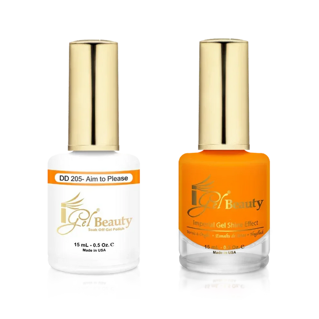 iGel Matching Duo Gel Polish 0.5oz - #205 Aim to Please - TTT Nails Supply