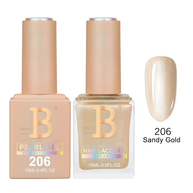 Billionaire Imperial Duo Matching – #201 - 256 Gel Polish + Lacquer (0.5oz / 15ml)