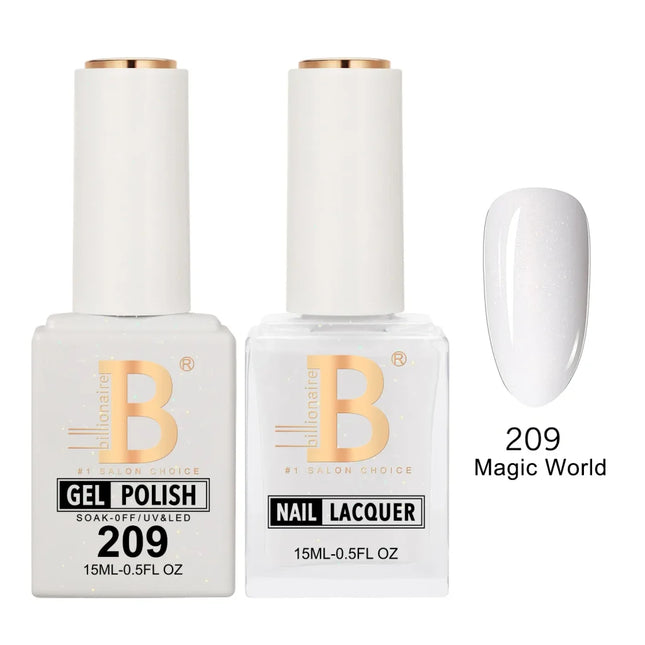 Billionaire Imperial Duo Matching – #201 - 256 Gel Polish + Lacquer (0.5oz / 15ml)
