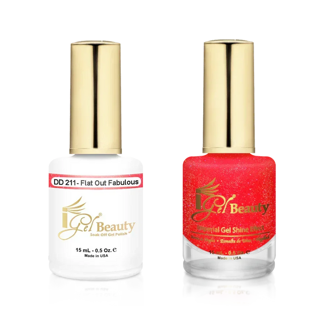 iGel Matching Duo Gel Polish 0.5oz - #211 Flat Out Fabulous - TTT Nails Supply