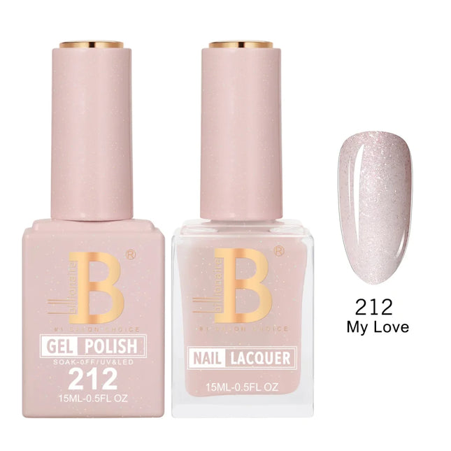 Billionaire Imperial Duo Matching – #201 - 256 Gel Polish + Lacquer (0.5oz / 15ml)