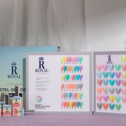 Royal 2in1 PASTEL COLLECTION 48 Color / Free Color Book