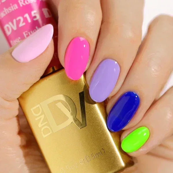 DND DIVA Duo Matching Color - #215 Fuchsia Rose - TTT Nails Supply