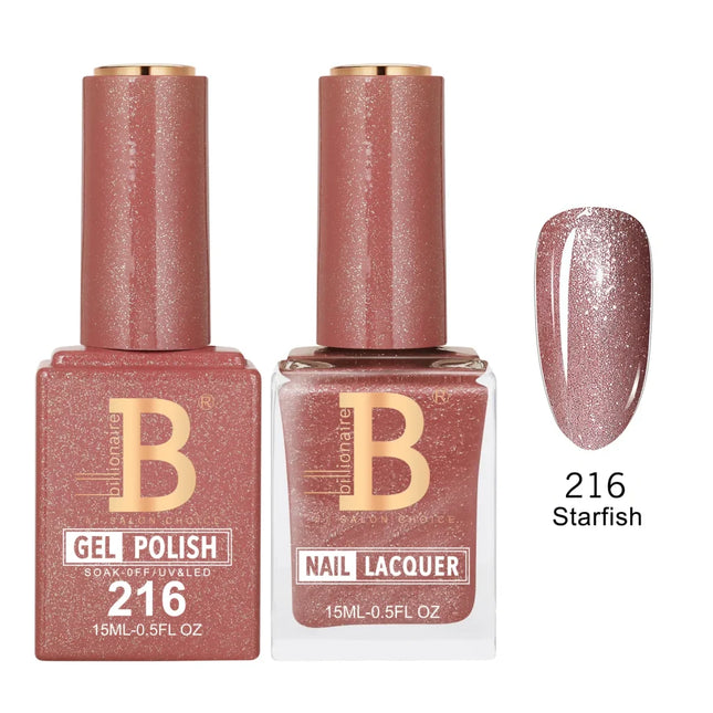 Billionaire Imperial Duo Matching – #201 - 256 Gel Polish + Lacquer (0.5oz / 15ml)