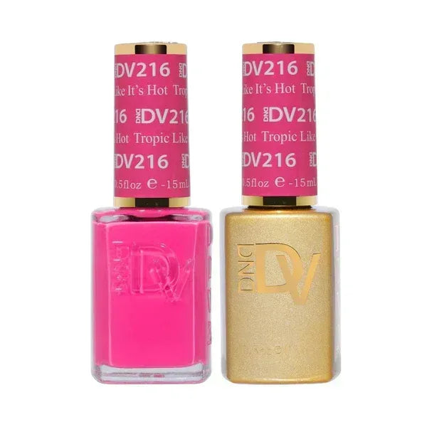 DND DIVA Duo Matching Color - #216 Tropic Like It’s Hot - TTT Nails Supply