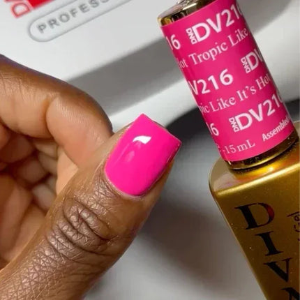 DND DIVA Duo Matching Color - #216 Tropic Like It’s Hot - TTT Nails Supply