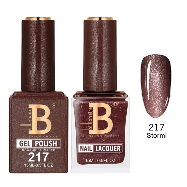 Billionaire Imperial Duo Matching – #201 - 256 Gel Polish + Lacquer (0.5oz / 15ml)