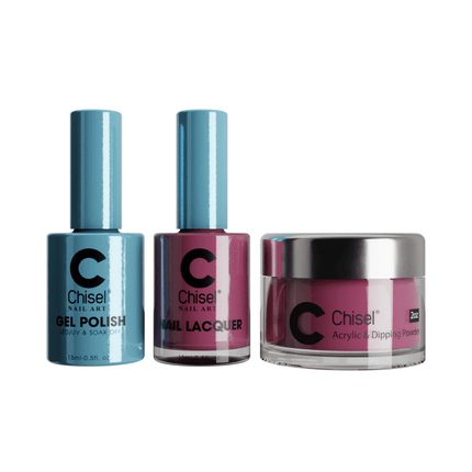 Chisel - Gel & Lacquer & Dip Trio Solid (#01 - #100) - NEW 2024