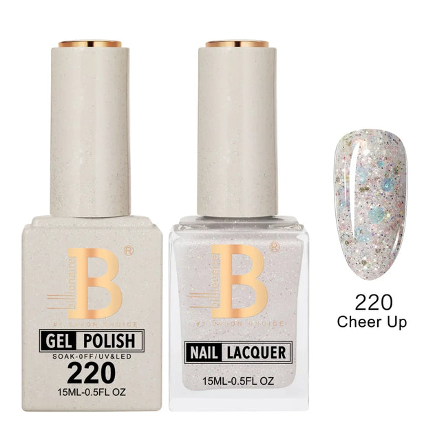 Billionaire Imperial Duo Matching – #201 - 256 Gel Polish + Lacquer (0.5oz / 15ml)