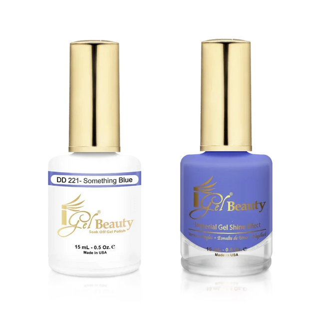 iGel Matching Duo Gel Polish 0.5oz - #221 Something Blue - TTT Nails Supply