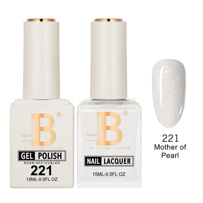 Billionaire Imperial Duo Matching – #201 - 256 Gel Polish + Lacquer (0.5oz / 15ml)