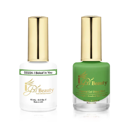 iGel Matching Duo Gel Polish 0.5oz - #224 I Beleaf in You - TTT Nails Supply