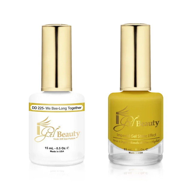 iGel Matching Duo Gel Polish 0.5oz - #225 We Bee-Long Together - TTT Nails Supply