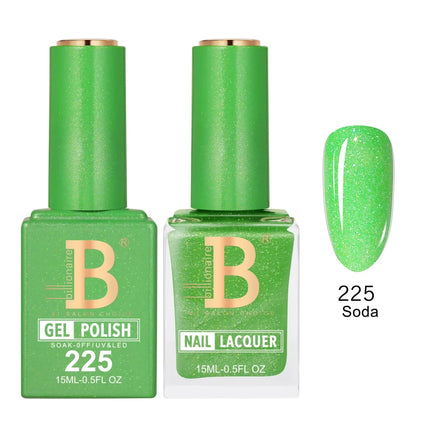 Billionaire Imperial Duo Matching – #201 - 256 Gel Polish + Lacquer (0.5oz / 15ml)