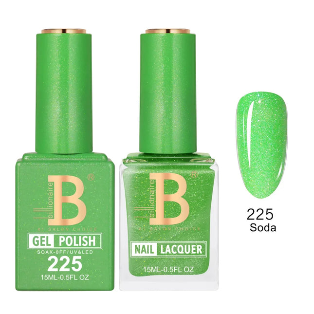Billionaire Imperial Duo Matching – #201 - 256 Gel Polish + Lacquer (0.5oz / 15ml)