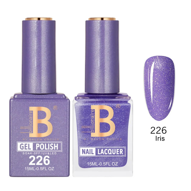 Billionaire Imperial Duo Matching – #201 - 256 Gel Polish + Lacquer (0.5oz / 15ml)