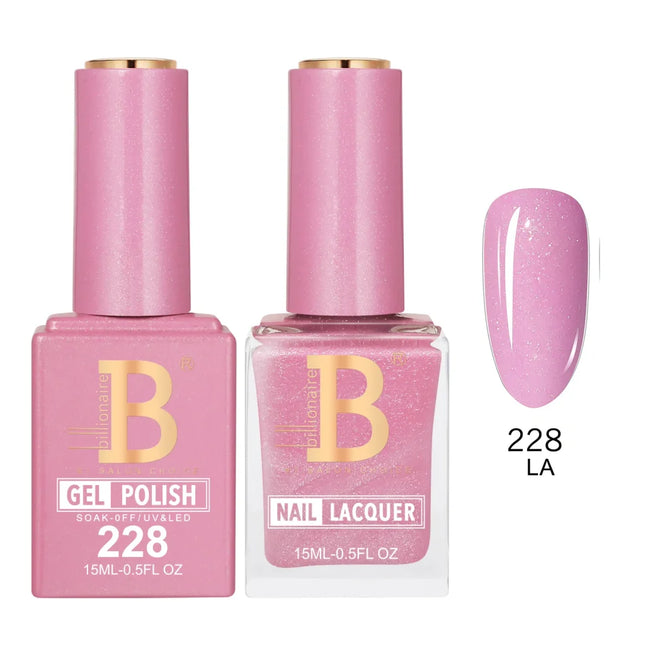 Billionaire Imperial Duo Matching – #201 - 256 Gel Polish + Lacquer (0.5oz / 15ml)
