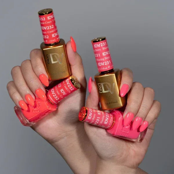 DND DIVA Duo Matching Color - #231 Blazing Berry - TTT Nails Supply