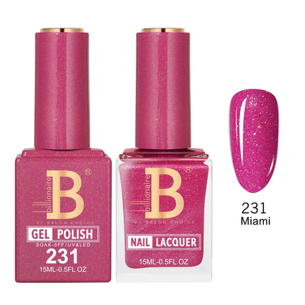 Billionaire Imperial Duo Matching – #201 - 256 Gel Polish + Lacquer (0.5oz / 15ml)