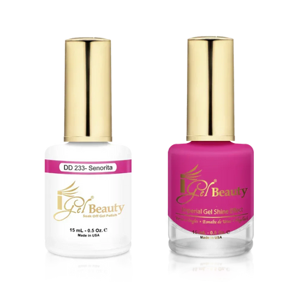 iGel Matching Duo Gel Polish 0.5oz - #233 Senorita - TTT Nails Supply