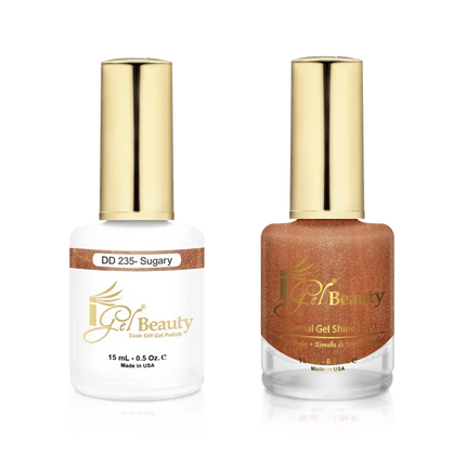 iGel Matching Duo Gel Polish 0.5oz - #235 Sugary - TTT Nails Supply