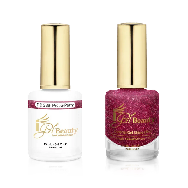 iGel Matching Duo Gel Polish 0.5oz - #236 Pret-a-Party - TTT Nails Supply