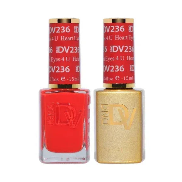 DND DIVA Duo Matching Color - #236 Heart Eyes 4 U - TTT Nails Supply