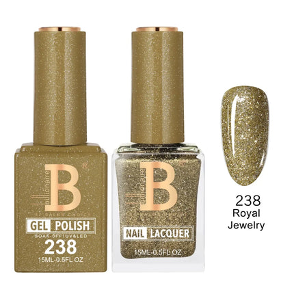 Billionaire Imperial Duo Matching – #201 - 256 Gel Polish + Lacquer (0.5oz / 15ml)