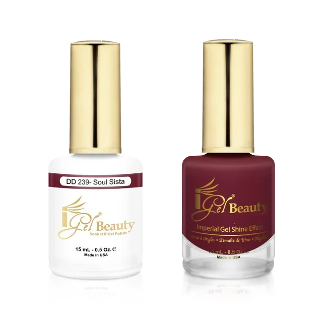 iGel Matching Duo Gel Polish 0.5oz - #239 Soul Sista - TTT Nails Supply