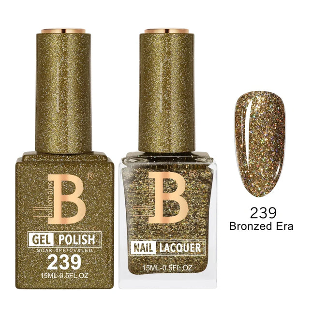 Billionaire Imperial Duo Matching – #201 - 256 Gel Polish + Lacquer (0.5oz / 15ml)