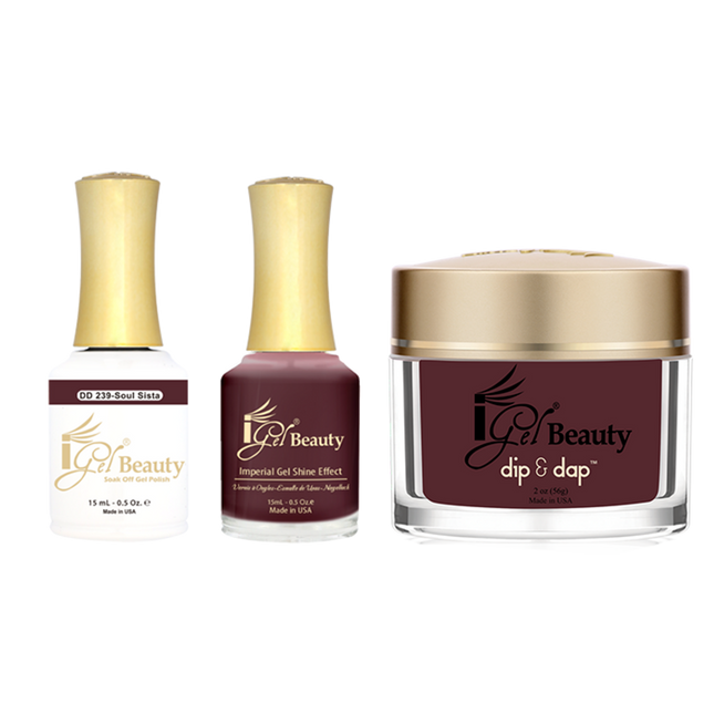 IGel - Gel & Lacquer & Dip Trio (#DD160 - #DD247)