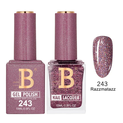 Billionaire Imperial Duo Matching – #201 - 256 Gel Polish + Lacquer (0.5oz / 15ml)