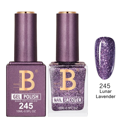 Billionaire Imperial Duo Matching – #201 - 256 Gel Polish + Lacquer (0.5oz / 15ml)