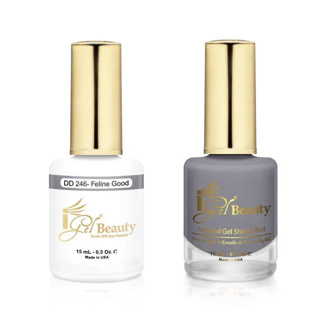 iGel Matching Duo Gel Polish 0.5oz - #246 Feline Good - TTT Nails Supply