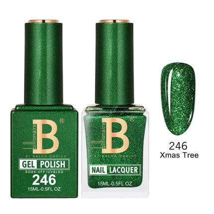 Billionaire Imperial Duo Matching – #201 - 256 Gel Polish + Lacquer (0.5oz / 15ml)