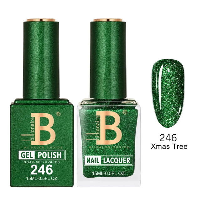 Billionaire Imperial Duo Matching – #201 - 256 Gel Polish + Lacquer (0.5oz / 15ml)