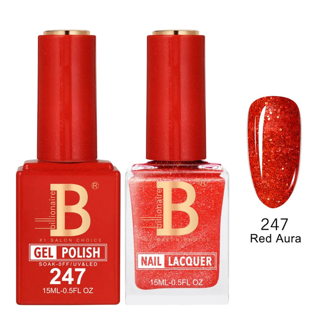 Billionaire Imperial Duo Matching – #201 - 256 Gel Polish + Lacquer (0.5oz / 15ml)