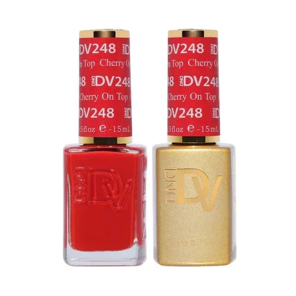 DND DIVA Duo Matching Color - #248 Cherry On Top - TTT Nails Supply