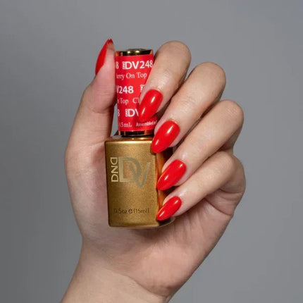 DND DIVA Duo Matching Color - #248 Cherry On Top - TTT Nails Supply