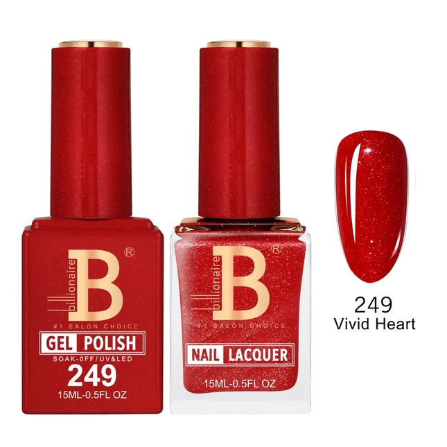 Billionaire Imperial Duo Matching – #201 - 256 Gel Polish + Lacquer (0.5oz / 15ml)