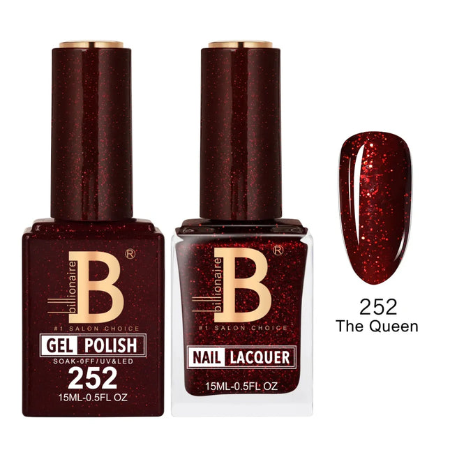 Billionaire Imperial Duo Matching – #201 - 256 Gel Polish + Lacquer (0.5oz / 15ml)