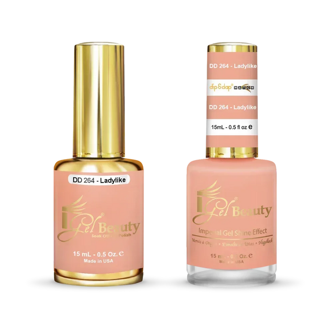 iGel Matching Duo Gel Polish 0.5oz - #264 Ladylike - TTT Nails Supply
