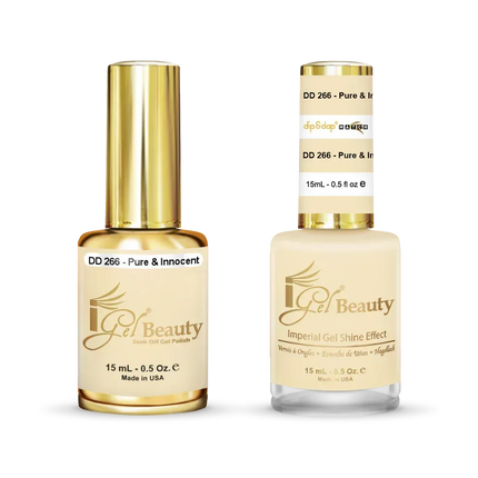 iGel Matching Duo Gel Polish 0.5oz - #266 Pure & Innocent - TTT Nails Supply