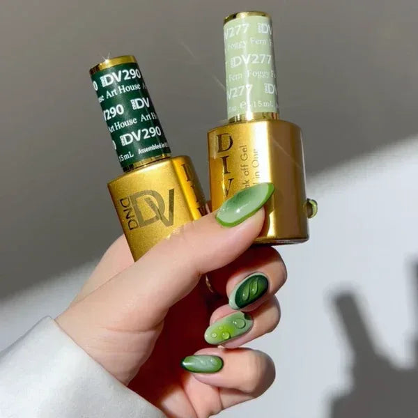 DND DIVA Duo Matching Color - #277 Foggy Fern - TTT Nails Supply