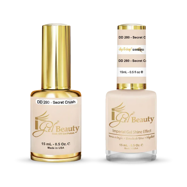 iGel Matching Duo Gel Polish 0.5oz - #280 Secret Crush - TTT Nails Supply