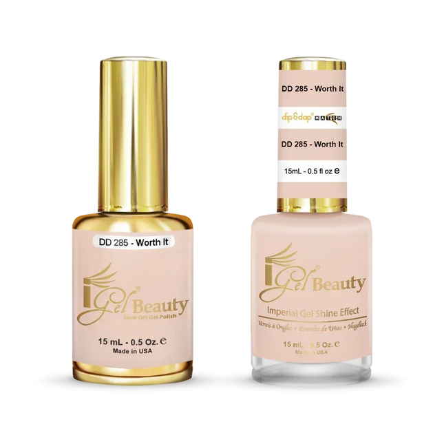 iGel Matching Duo Gel Polish 0.5oz - #285 Worth It - TTT Nails Supply