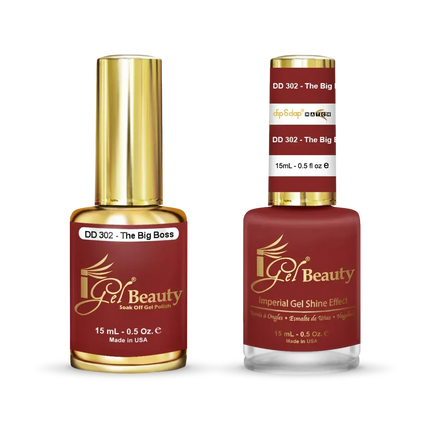iGel Matching Duo Gel Polish 0.5oz - #302 The Big Boss - TTT Nails Supply