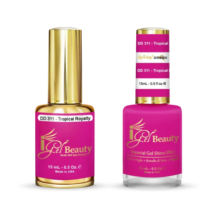 iGel Matching Duo Gel Polish 0.5oz - #311 Tropical Royalty - TTT Nails Supply