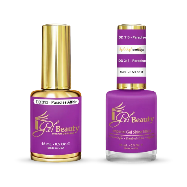 iGel Matching Duo Gel Polish 0.5oz - #313 Paradise Affair - TTT Nails Supply